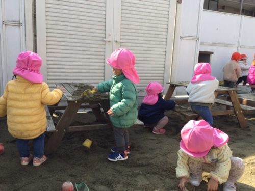 春のような陽気でした アスク南仙台保育園 春のような陽気でした アスク南仙台保育園