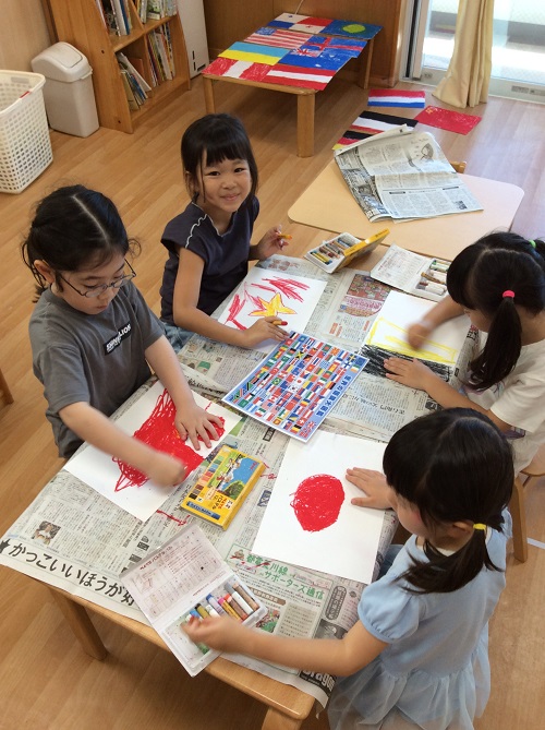 そら 万国旗作り.JPG