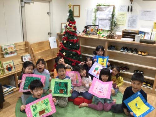 クリスマスカードが完成しました アスク薬王寺保育園 株式会社日本保育サービス クリスマスカードが完成しました アスク薬王寺保育園 株式会社日本保育サービス